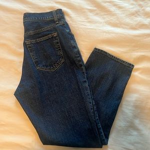 Abercrombie Ankle Straight Ultra High Rise Curve Love Jeans